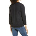 thumbnail image 4 of Lucky Brand Women's Kourtney Dobby Top Black Size X-Small, 4 of 4
