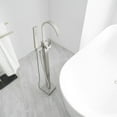 thumbnail image 6 of BWE A-97011-N Brass Silver 3.5in Single Handle Tub Faucet with 360 Degree Handheld Shower, 6 of 15