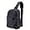 Black, variant on RETON Sling Bag, Small Crossbody Sling Bag for Men/Women, Lightweight Shoulder Bag for Travel, Hiking, Cycling, Fitness (Grey)