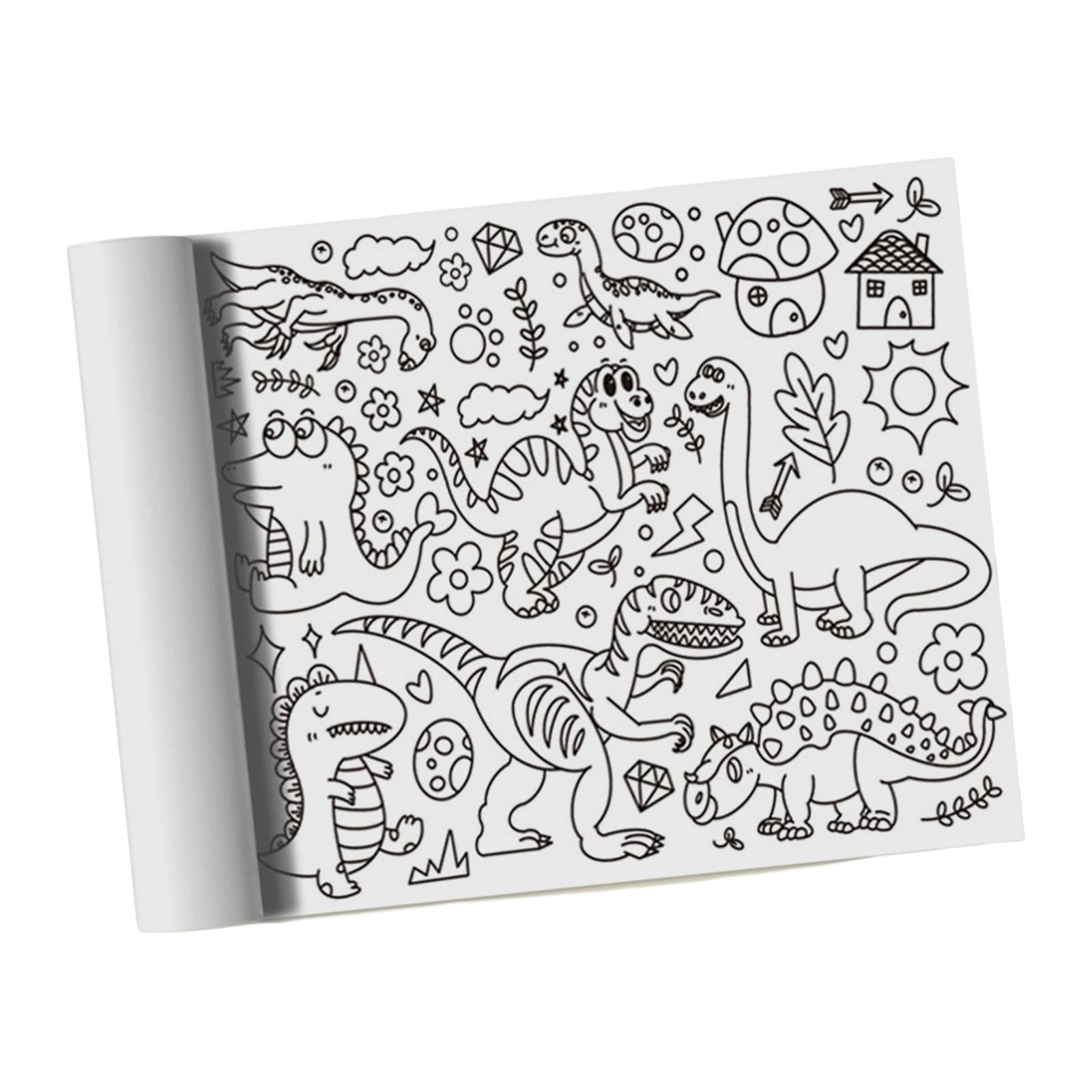 SEWACC 2 Rolls Roll Graffiti Tracing Paper Drawing Color Filling Paper  Coloring Painting Decal DIY Painting Drawing Paper Art Paper for Drawing  and