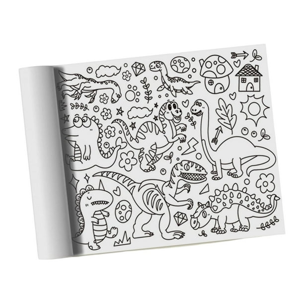 Kids Coloring Paper Roll, DIY Art Drawing Sticky Drawing Paper Roll
