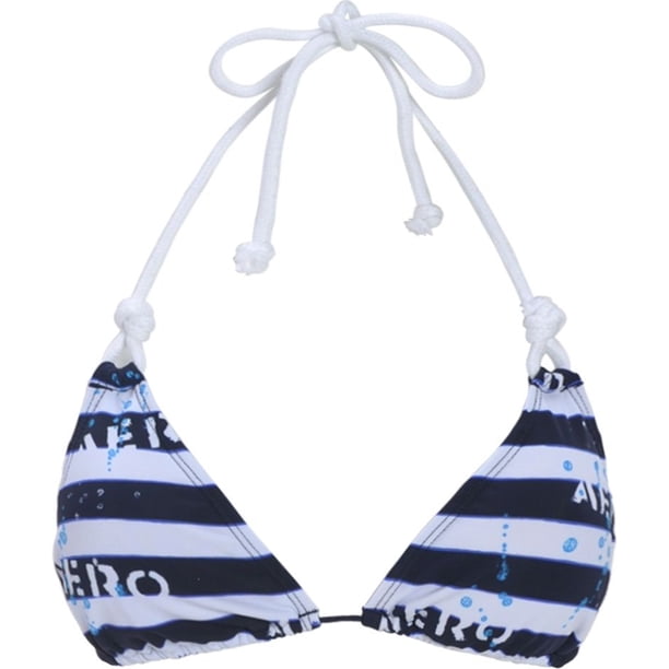 Aeropostale Mujeres Tops & Bottoms Mix N Match Bikini, Azul, Pequeño