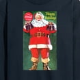 thumbnail image 3 of Coca-Cola - Santa with Coke Bottles - Men's Long Sleeve Graphic T-shirt, 3 of 5
