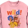 thumbnail image 2 of The Lion King - Wild! - Simon, Pumbaa, & Timon - Toddler & Youth Crewneck Fleece Sweatshirt, 2 of 4