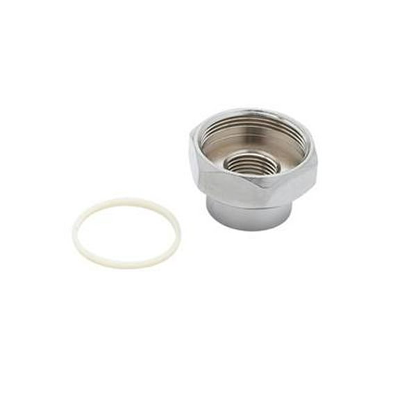 T&S Brass - Big-Flo Adapter, Swivel to Rigid Adapter Rough Chrome Plated