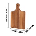 thumbnail image 3 of Bwomeauty Cutting Boards for Kitchen Clearance! Vegetable Cutting Board Solid Wood Cutting Board Pizza Steak Board Special Board, 3 of 5