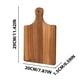 thumbnail image 3 of HWRETIE Utensilios de cocina Tabla de cortar de madera maciza Tabla para pizza y filetes Tabla de cortar de cocina especial Herramienta de preparación de alimentos duradera, 3 of 5