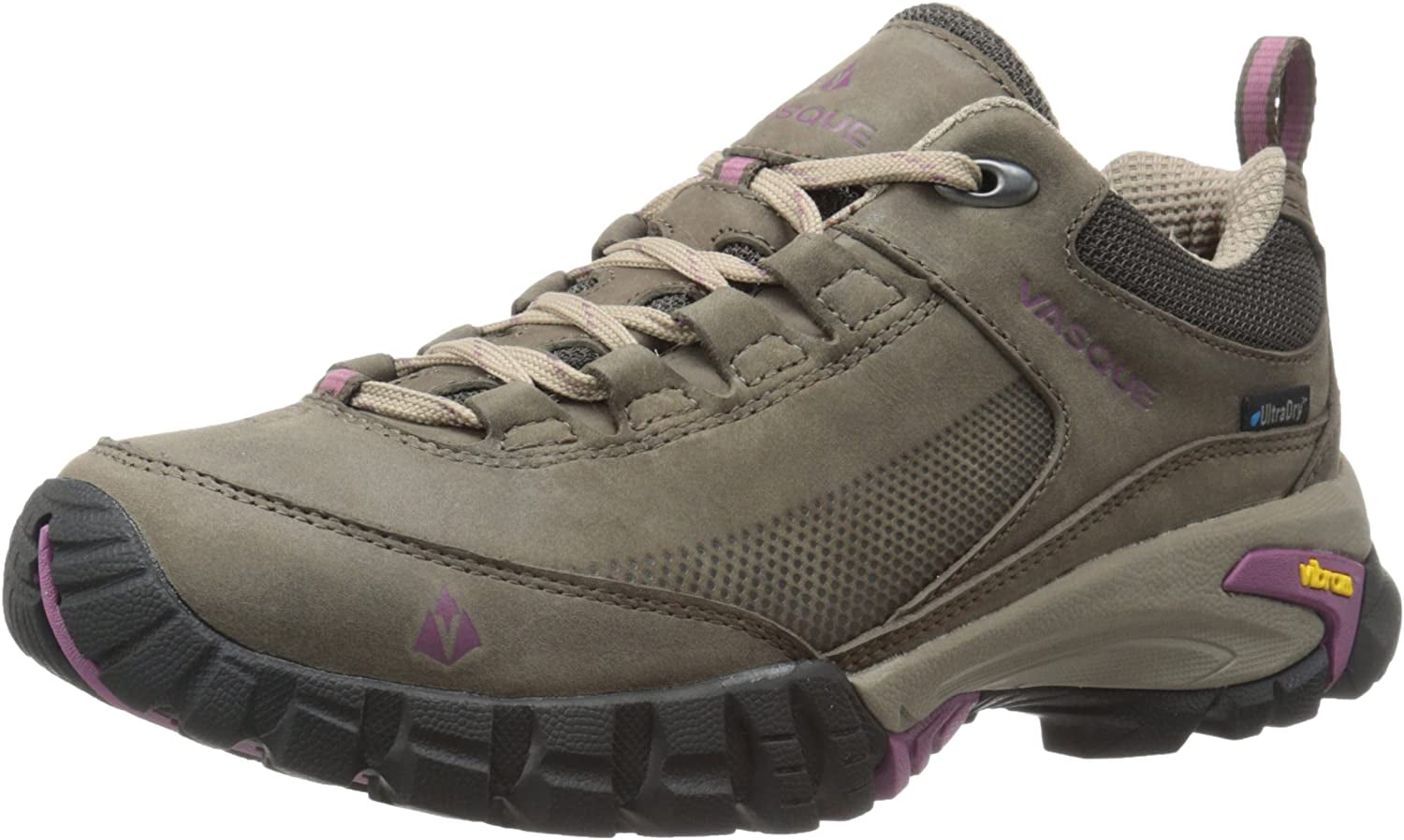 Vasque Women's Talus Trek Low UltraDry Hiking Shoe, Black Olive/Damson ...