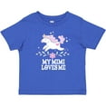 thumbnail image 3 of Inktastic My Mimi Loves Me Unicorn Girls Baby T-Shirt, 3 of 5
