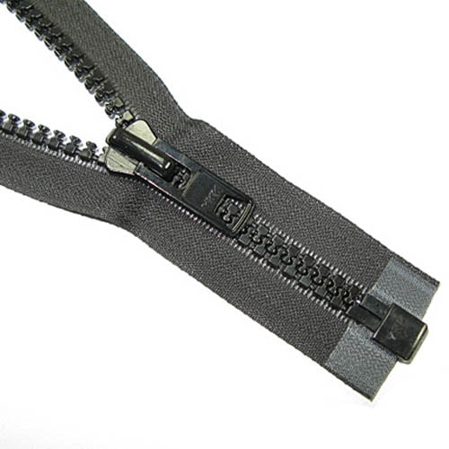 32" 10VS YKK Vislon 1-Way Open Zipper - Black