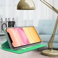 thumbnail image 4 of Mint Infolio Wallet Case Credit Card Slot ID Cover, View Stand [with Wrist Strap Lanyard] for Apple iPhone 12 and iPhone 12 Pro (2020, 6.1" Model), 4 of 7
