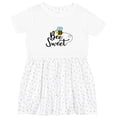 thumbnail image 3 of Inktastic Bee Sweet Bumble Bee Girls Toddler Dress, 3 of 5