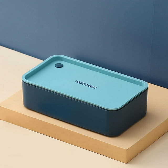 SMihono Kitchen Organizers and Storage Portable Lunch Box, Separated Lunch Box, Microwaveable Fresh-keeping Box Kitchen Gadgets Must Have 2023