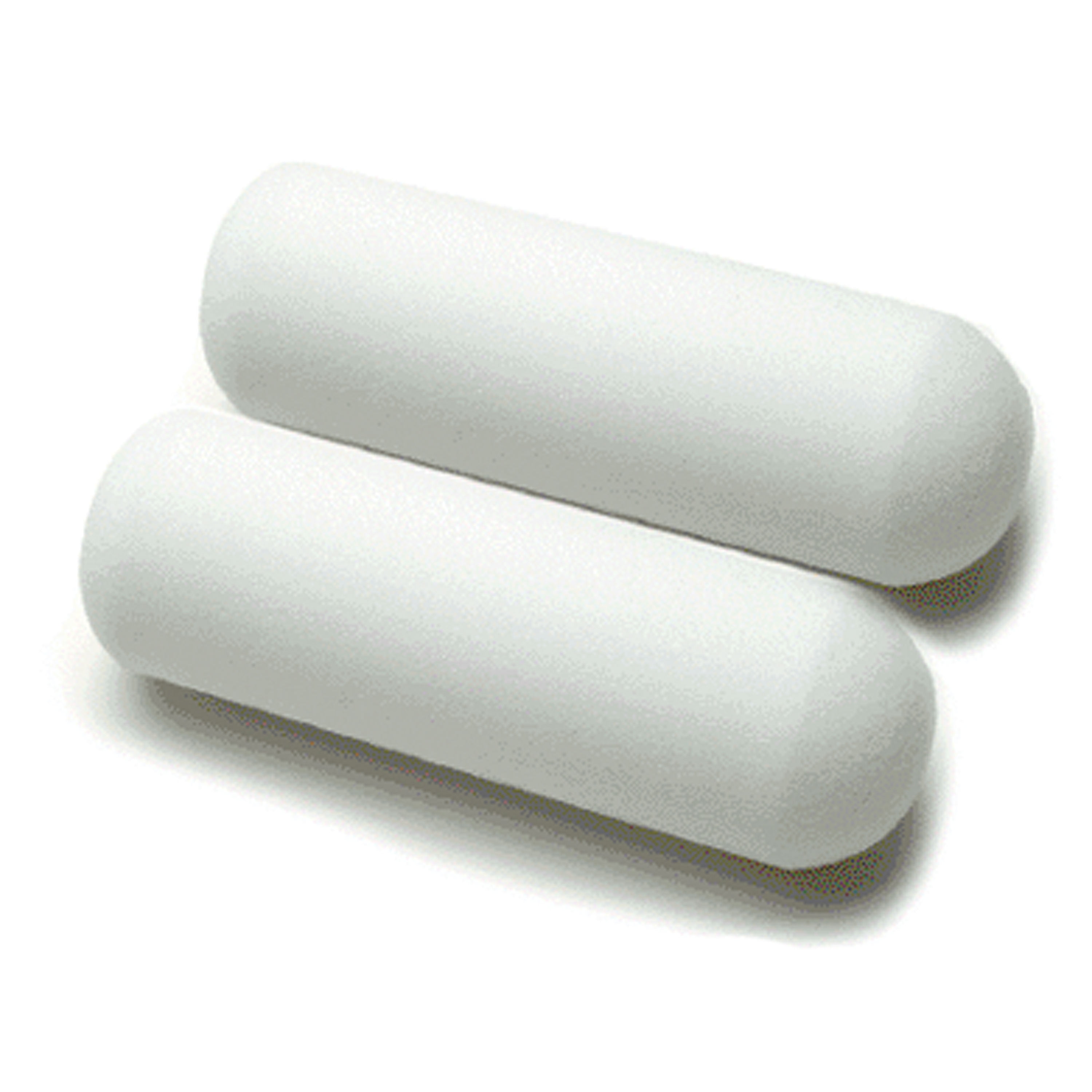 Redtree Industries 36065 Mini Paint Roller Foam Refill - 4', Twin Pack
