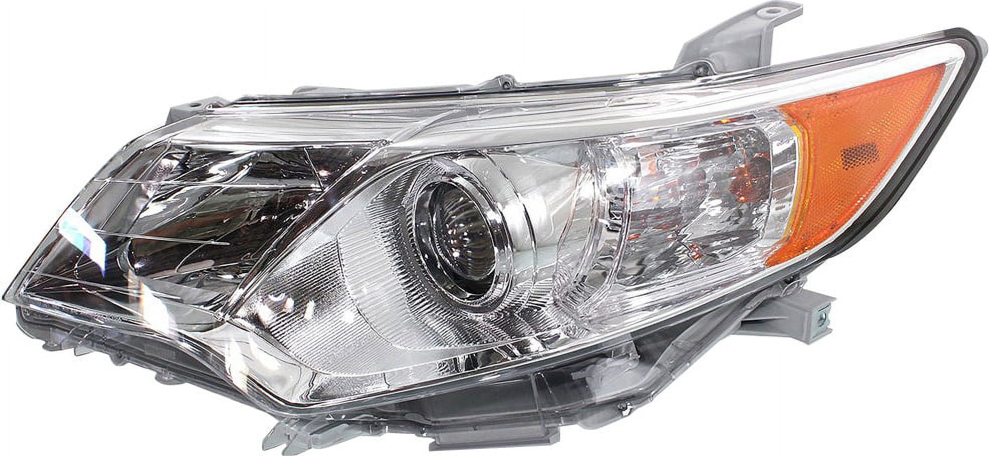 Headlight Compatible With 2012-2014 Toyota Camry Left Driver Halogen With bulb(s)