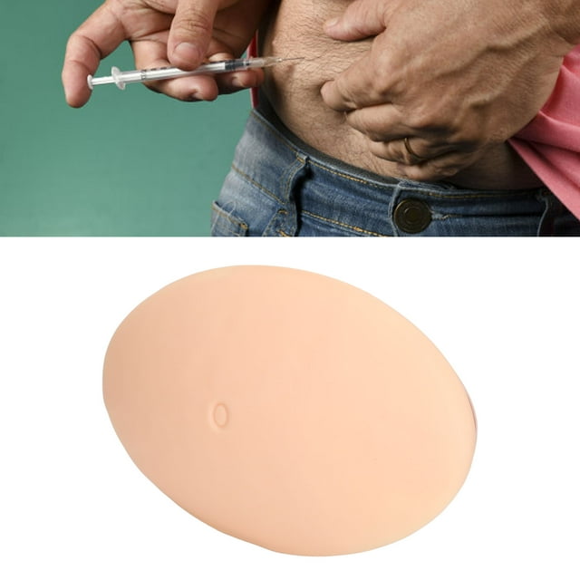 Abdomen Injection Simulator, Silicone Belly Injection Simulator Practicing for Nursing School