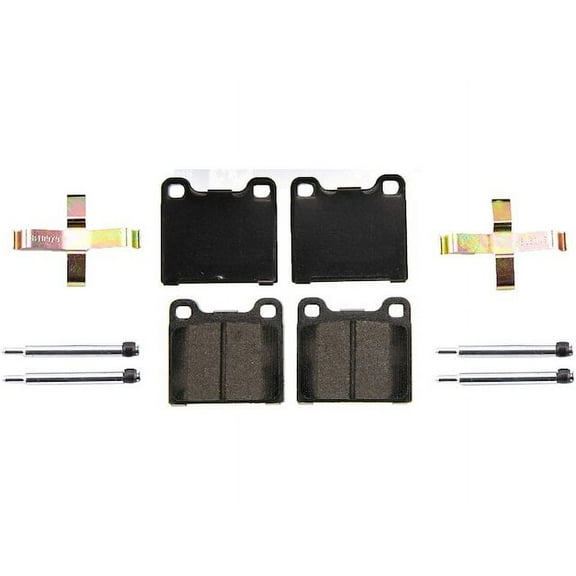 Rear Brake Pad Set - Compatible with 1998 - 2000 Volvo S70 1999