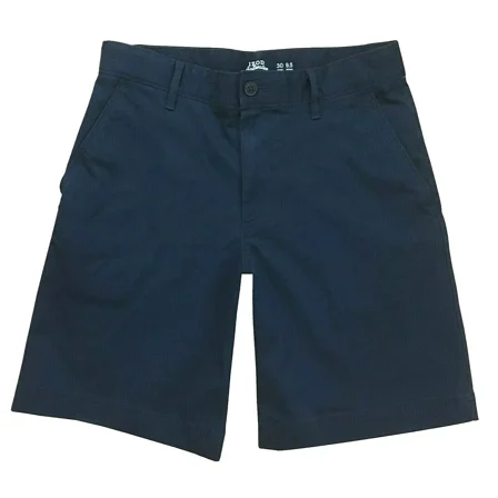 Izod Men's Premium Stretch Flat Front Shorts (Cadet Navy, 30W, INSEAM: 9.5")