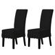 thumbnail image 1 of Fundas para Sillas de Comedor Elásticas Fácil de Colocar Parsons 2 Piezas en Negro, 1 of 7
