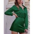 thumbnail image 5 of Zeagoo Skirts for Women Summer Skirts 2025 Casual Stain High Waist Silk Mini School Skirt Cute Skirt, 5 of 6