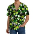 thumbnail image 3 of Sigee Soccer1 Print Men's Shirts Casual Button Down Short Sleeve Summer Beach Shirt Hawaiian Vacation Shirts Tee Shirt-XX-Large, 3 of 7