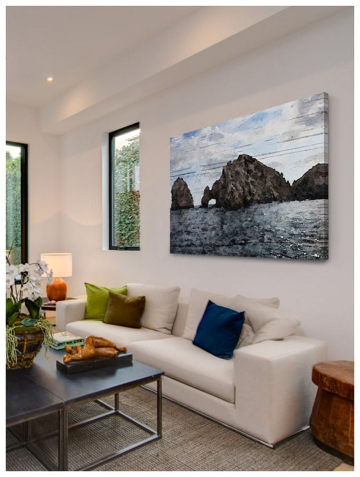 Marmont Hill - "Cabo 3" by Irena Orlov Painting Print on Wrapped Canvas