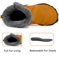 thumbnail image 5 of Kids Barefoot Snow Boots Wide Width Ankle Booties for Girls Boys, 5 of 7