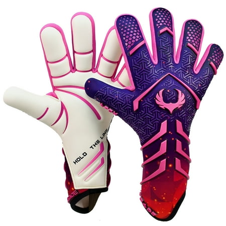 Renegade GK Apex Strapless Professional Soccer Goalie Gloves (Sizes 6-12, Level 5.5) 4+5MM EXT Contact Grip | Evo Negative Cut Goalkeeper Gloves for Elite Play | Based in The USA
