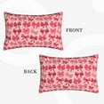 thumbnail image 2 of Lsque pink ribbon bows Pattern Pillow Case – Soft & Cozy Throw Pillow Cover, Hypoallergenic Cushion Case for Sleeping Women with Envelope Closure-14"x20", 2 of 6
