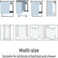 thumbnail image 5 of Winter Snow Shower Curtains White Snowflake Covered Pine Forest Scenery Bathroom Curtain Christmas Bathroom Decor Polyester Fabric Waterproof 72x72 Inch, 5 of 5
