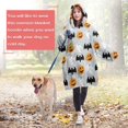 thumbnail image 4 of Wearable Oversized Blanket,Halloween Pumpkin Ghost Bat Pattern Wearable Blanket Hoodie for Adults,Cozy Hooded Blankets with Super Pockets,Super Warm Fuzzy Pullover for Women & Men, 4 of 6