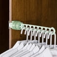 thumbnail image 4 of Honrane Drying Rack Strong Bearing Capacity Space-saving Punch-free Indoor 8 Hole Window Frame Coat Hanger Household Products, 4 of 8