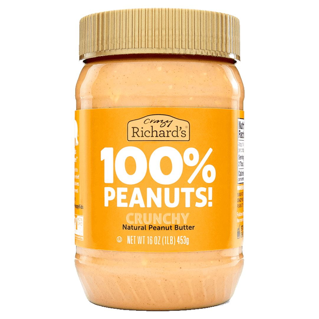 (3 pack) Crazy Richard's Cruncy Peanut Butter 16oz