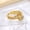Gold, variant on Unisex Ring 100 Languages I Love You Projection Adjustable Stainless Steel Couple Ring Romantic Gift Jewelry Durable