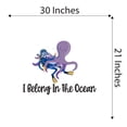 thumbnail image 4 of Boys I belong in the Ocean Cute Sports Wall Decal Decoration Ocean Lovers Quote Wall Vinyl Wall Decal Lasts Years and Easily Removable - Size: 30 In(W) x 21 In(H), 4 of 5