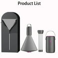 thumbnail image 5 of Prociv Portable Clothes Dryer, Portable Dryers for Apartment, RV, Travel, Dryer Machine Compact Dryer Machine for Small Clothes, Underwear, Baby Clothes, Hanging Dryer Machine with Timer Function, 5 of 8