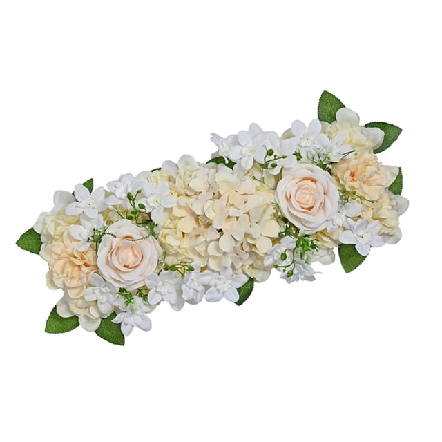 kurtrusly Artificial Silk Flower Panel Wedding Backdrop Style B Wedding Party Centerpieces for