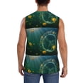 thumbnail image 4 of Haiem Men's Jelly Fish Print Tank Tops Summer Sleeveless Cut Off Workout T-Shirts Fitness Vest Athletic Undershirts-Small, 4 of 8