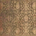 thumbnail image 1 of Ahgly Company Indoor Square Oriental Brown Industrial Area Rugs, 5' Square, 1 of 4