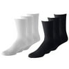 12 Pairs Men or Women Classic and Athletic Crew Socks - Bulk Wholesale Packs - Any Shoe Size
