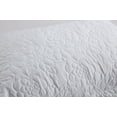 Brandream Vintage Embroidered Pillow Shams, Standard Size Set Of 2 – Cream White, Quilted, Ultra Soft 100% Polyester