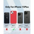 thumbnail image 6 of iPhone 15 Plus Case,Liquid Silicone Slim Shockproof Protective iPhone 15 Plus 6.7 inch Phone Case [Microfiber Lining] (Red)…, 6 of 12