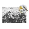 thumbnail image 4 of XMXY Woven Placemats Set of 6 PCS, Grey Abstract Texture Table Mats Washable Heat Resistant Placemats, 4 of 6