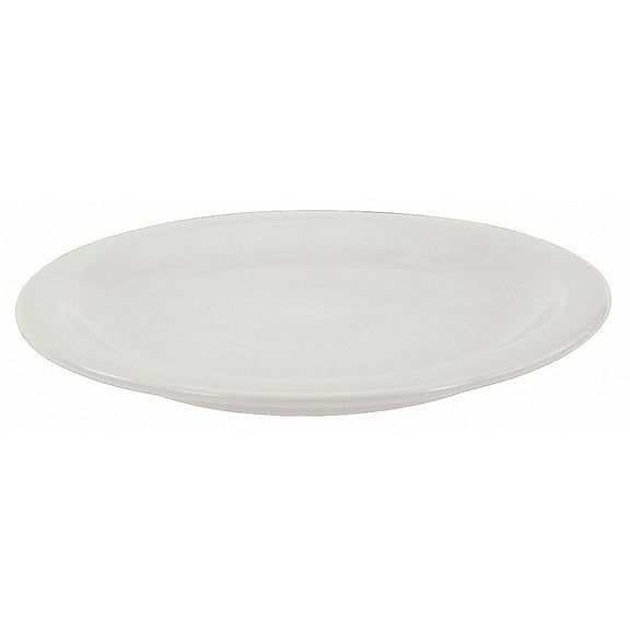 Crestware Plate,5-1/2 In.,Bright White,PK36  AL41