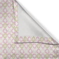 thumbnail image 3 of Ambesonne Retro Kitchen Curtains, Pastel Tones Circular Motif, 55"x45", Sage Green Pale Pink, 3 of 3