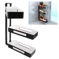 thumbnail image 4 of Seasoning Rack, Rotating Corrosion Resistance Spice Rack Organizer, For Spice Condiments Kitchen Jars, 4 of 8