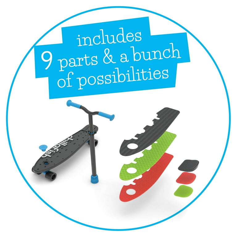 Chillafish Skatieskootie, Beginner Skateboard Trainer or Scooter