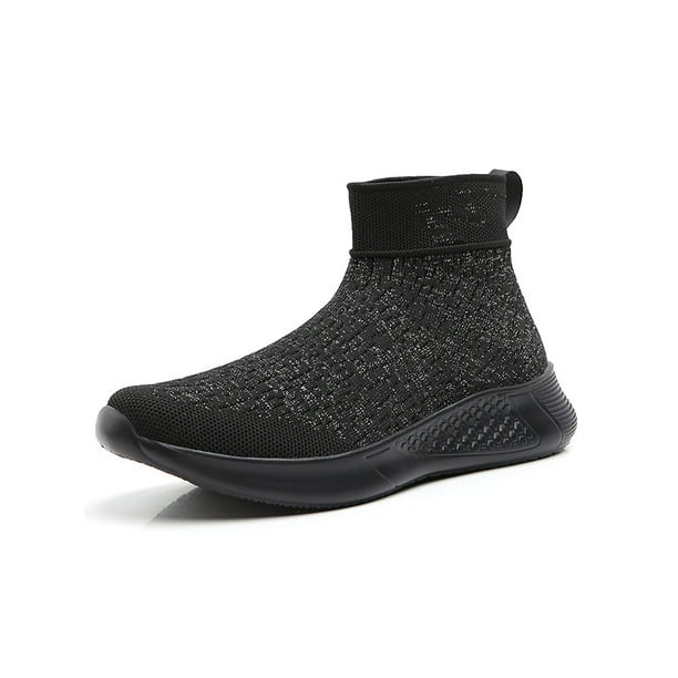 UKAP Women Flats Knit Upper Sneakers Comfort Casual Shoe Work Sock