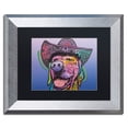 thumbnail image 2 of Trademark Fine Art "Penelope Custom-4" Canvas Art by Dean Russo, Black Matte, Silver Frame, 2 of 4