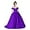 Purple, variant on Drtj 2-14T Kids Teens Flower Girl Dress Off Shoulder Pageant Sparkling Formal Dress Birthday Party Ball Gowns